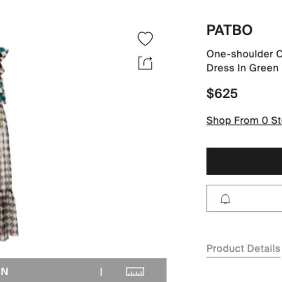 PATBO | One-shoulder midi dress - Picture 4 of 9